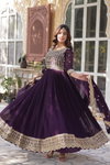 KA 1137 Faux Blooming Gown Wholesale Clothing Suppliers In India